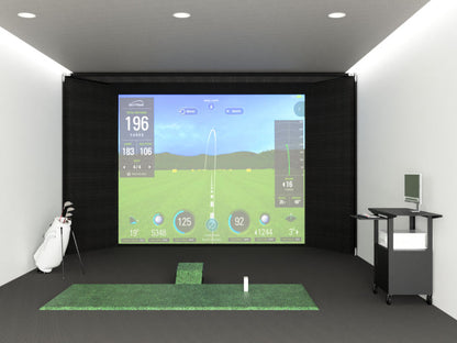 Studio Bay™ Commercial Wall-to-Wall Golf Simulator Bay